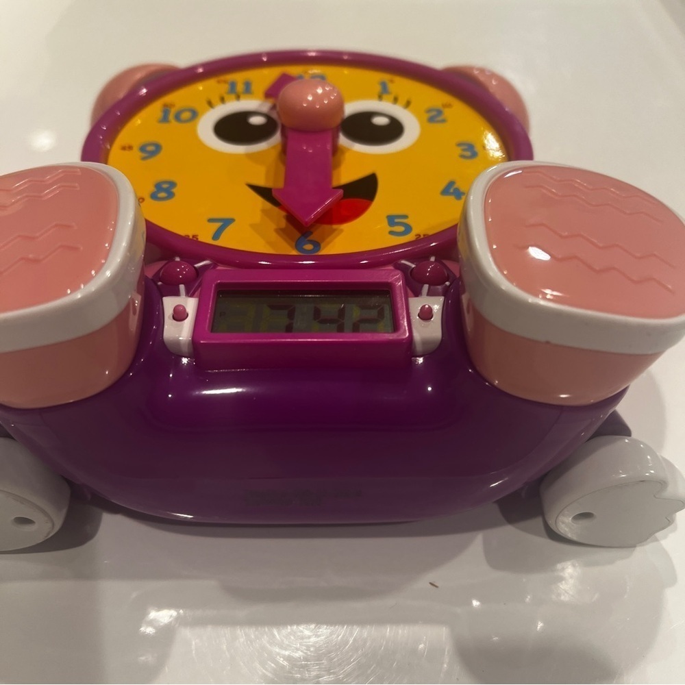 Telly Jr. Teaching Time Clock pink - Picture 4 of 5